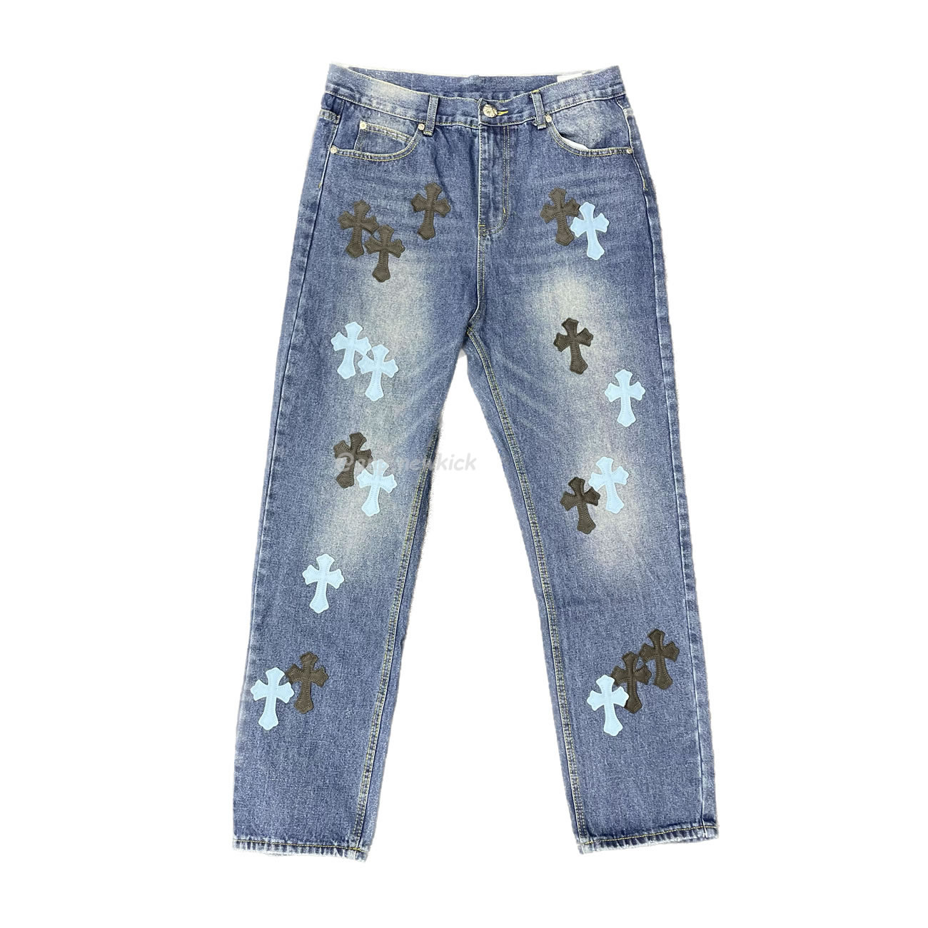 Chrome Hearts Blue Jeans Cross Patch (1) - newkick.app